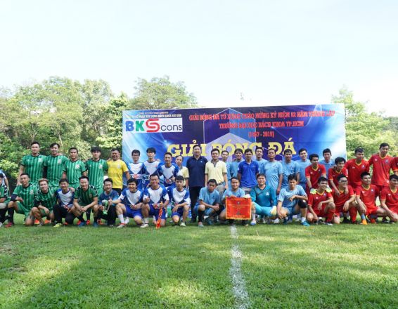 Giải bóng đá tư hùng (BKScons Cup).Chào mừng kỷ niệm 62 năm thành lập Trường Đại học Bách Khoa Thành Phố Hồ Chí Minh.